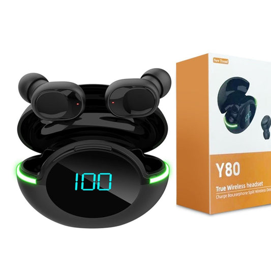 Y80 New Bluetooth Earbuds Gaming Esports Mobile Digital Display
