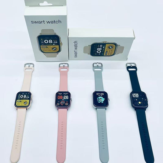 Y13 Upgraded Smart watch Bluethooth Call Sports  Monitoring Button Silicone Strap