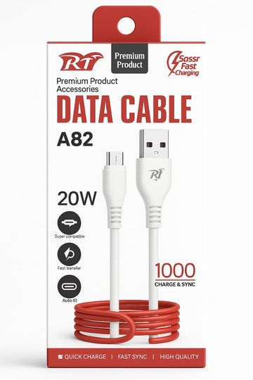 RT A82 30W USB to 8600 Fast Charging Data Cable – 100cm