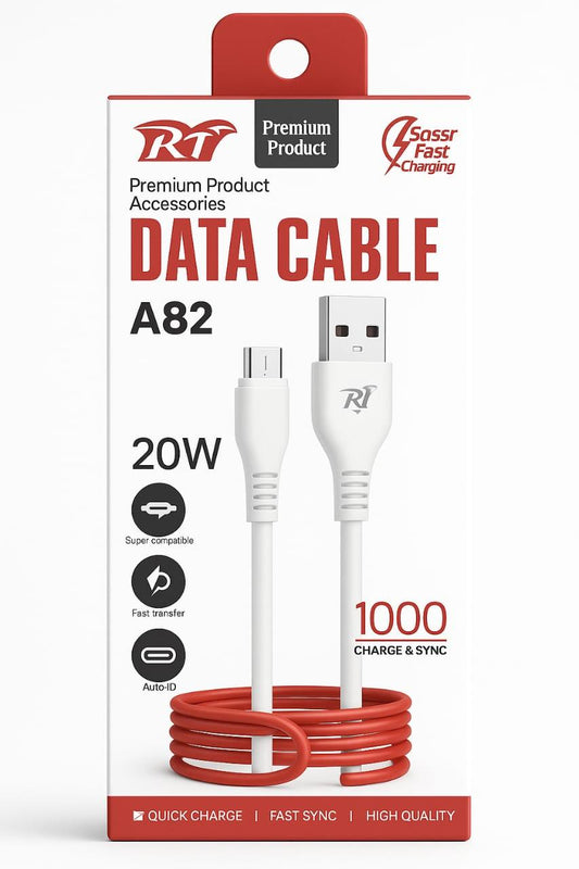 RT A82 30W USB to 8600 Fast Charging Data Cable – 100cm