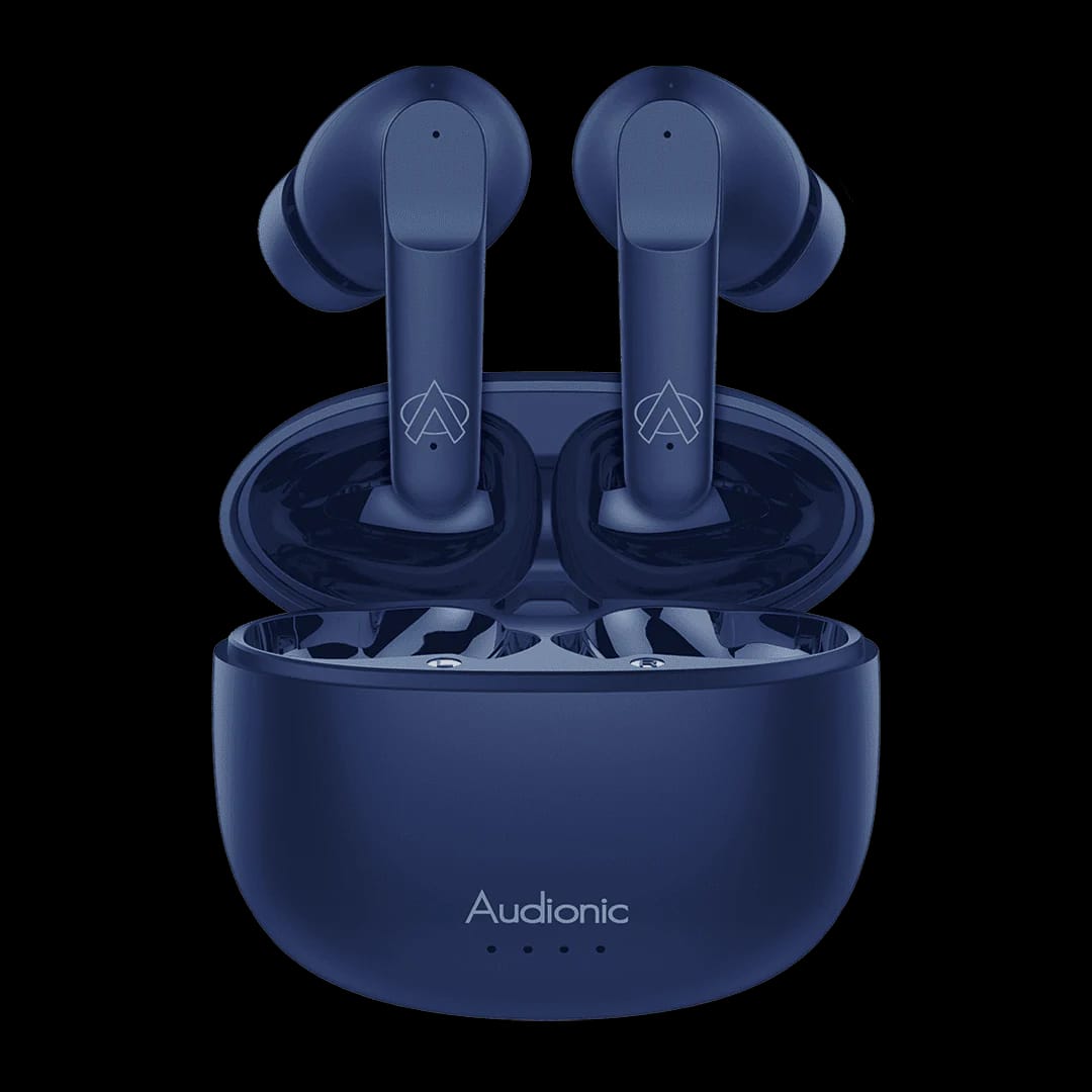 Audionic Airbud 625 Pro Quad Mic, ENC Wireless Earbuds, Gaming mode