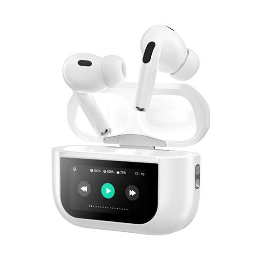 V20 Airpods Touch Screen Display, ANC+ENC Earbuds