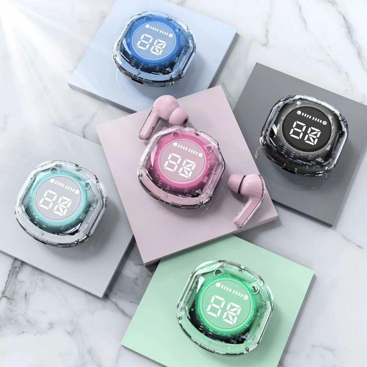 Air39 Wireless Earbuds  Crystal Clear Sound,  Noise Reduction, LED Display
