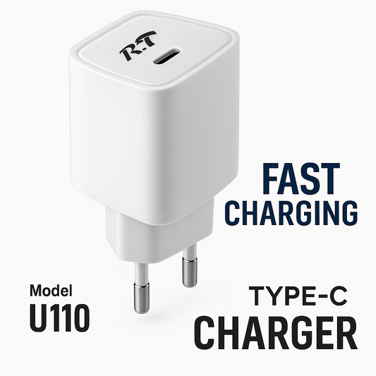 RT U110 Type-C Super Fast Charger 🚀 Fast. Safe. Reliable