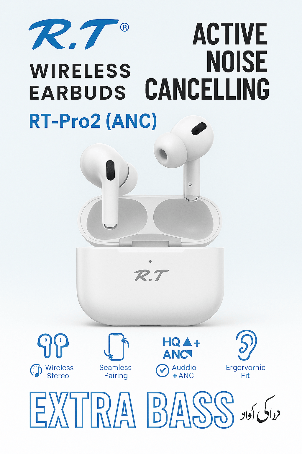 R.T Earbuds pro 2nd gen With ANC ENC