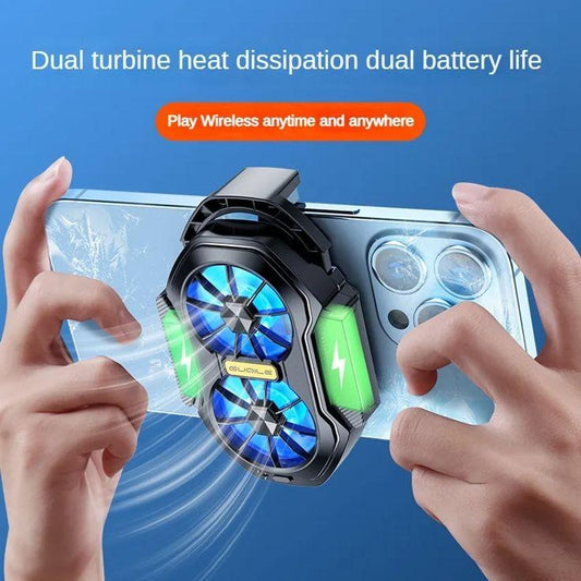 New FS01 Dual Fan 600mAh Rechargeable Phone Cooling Fan for IPhone  Androied