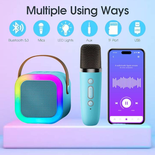 K12 Bluetooth Wireless Microphones Home Singing Children's Gifts