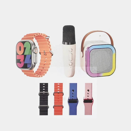 Crown K12 Smart Watch + 1x Mic 1x Music Speaker