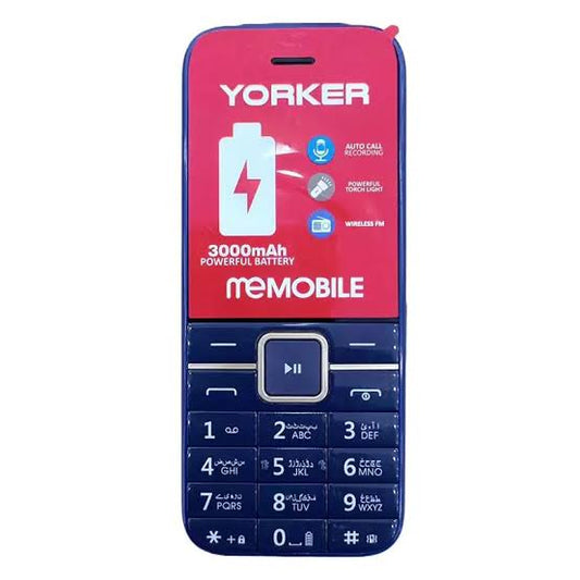YORKER Mobile – 3000mAh Battery Keypad Phone with Torch & HiFi Speaker | Buy in Pakistan